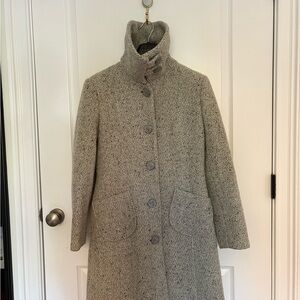 Women's Gray Tweed Coat